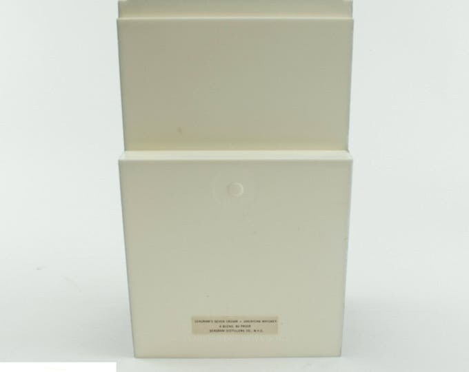Vintage Barware | Seagram's 7 Napkin And Straw Holder | Bar Supplies