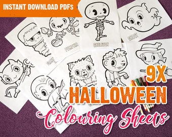 DIGITAL DOWNLOAD Munsters Coloring Book Page Halloween