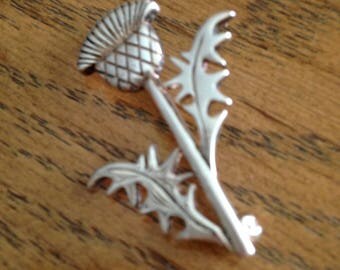 Sterling Silver Dandelion Flower Pin