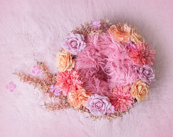 Newborn digital background/ newborn digital backdrop/instant download / digital prop Digital backdrop ROSIE