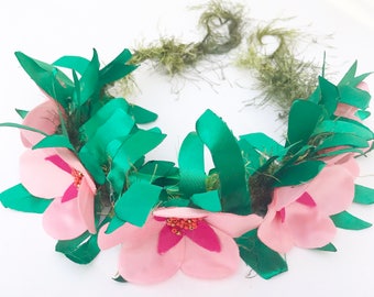 Moana Flower Crown, Moana Photo Prop, Moana Birthday Outfit, Moana Hair Band, Moana Headband, Princess Moana, Moana Crown