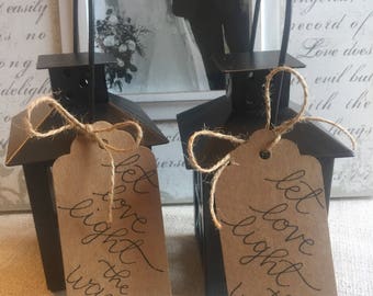 Rustic Wedding Favor Gift Tags Place Cards Table Numbers