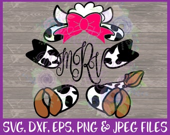 Monogram SVG, Animal SVG, Farm SVG, Cow Svg, Cow Monogram Svg, Farming Svg, Animal Monogram Svg, Barn Svg, Dxf Eps Png Jpg Digital Download