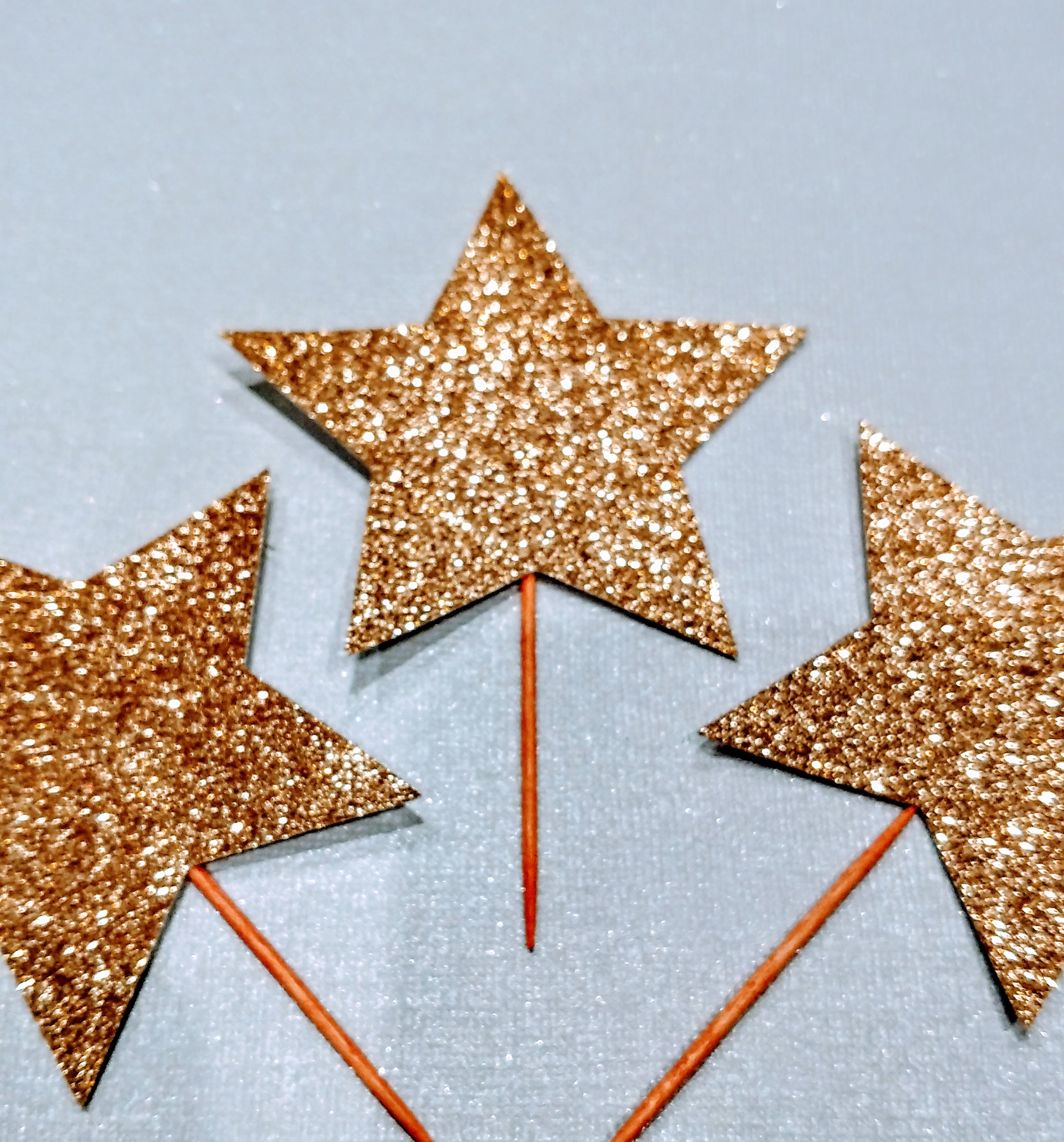 Star Cupcake Toppers. Star Birthday. Star Party Supplies. Set