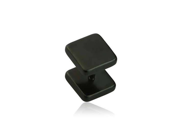 316L Surgical Steel Square Top Fake Plug