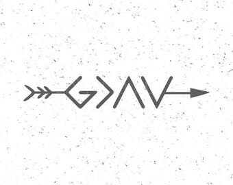 god greater than highs lows svg tattoo wallpaper etsy christian arrow religious cross quotes tattoos file cricut artdesign girly choose