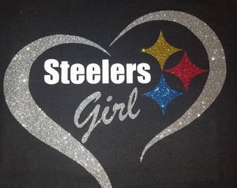 glitter steelers shirt