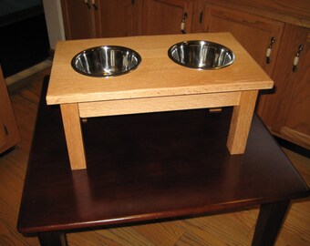 Elevated dog bowls, Small