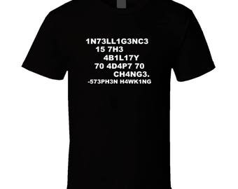 stephen hawking quote shirt