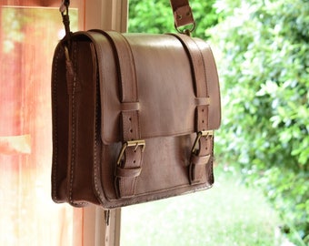 besace cartable cuir neuve sacoche