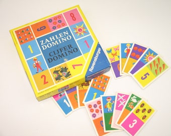 Vintage childern toy "numbers domino" from 1965 !!!