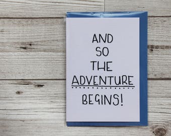 New adventure card | Etsy