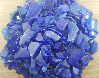 Cobalt Beach Glass, Rare Beach Glass, Cobalt Blue Sea Glass, Genuine Beach Glass, Genuine Sea Glass, Mosaic Beach Glass, Craft Beach Glass