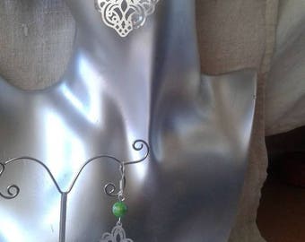 beautiful filigree Silver earrings