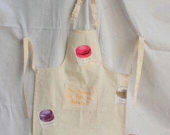 Kitchen apron for the home, school and leisure.