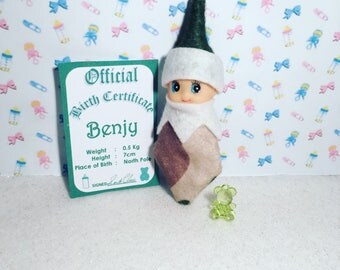 Baby Elf Benjy The Shelf Sitter Doll