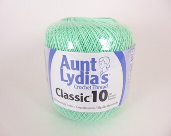 Mint green Aunt Lydia's Crochet Cotton Classic Size 10