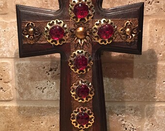 Wood Cross / Standing Cross / Decorative Cross / Rustic Wood Cross / Standing Wood Cross