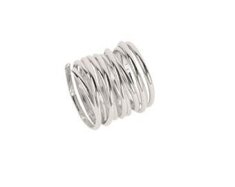 YOU GOT THIS Silver or Gold Coil Ring
