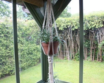 100% cotton macramé planter