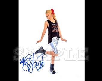 JoJo Siwa signed 8x10 Autograph RP - Great Gift Idea!! - Ready to Frame and Display photo picture