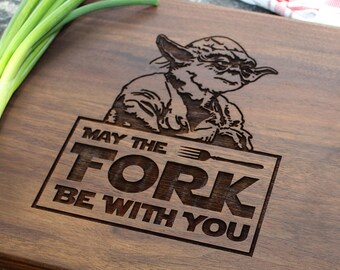 Personalized Cutting Board - Star Wars Design, Custom Cutting Board, Housewarming Gift, Wedding Gift, Engagement Gift, Anniversary (05)