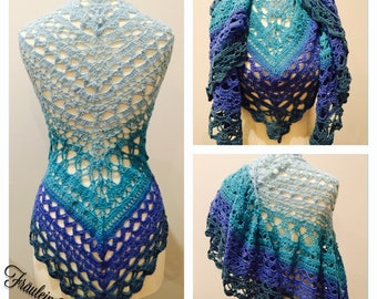 Shawl, scarf, shawl, stole, scarf 160 x 83 cm