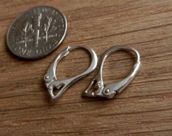 Luxury, Sterling Silver, Lever Back, Ear, Earrings,Earwires, Findings