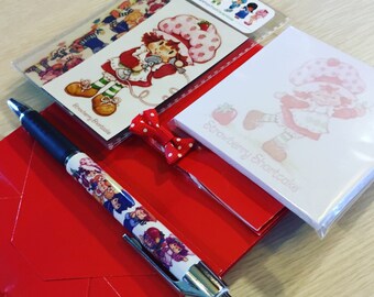Strawberry Shortcake Stationery Set (#2)