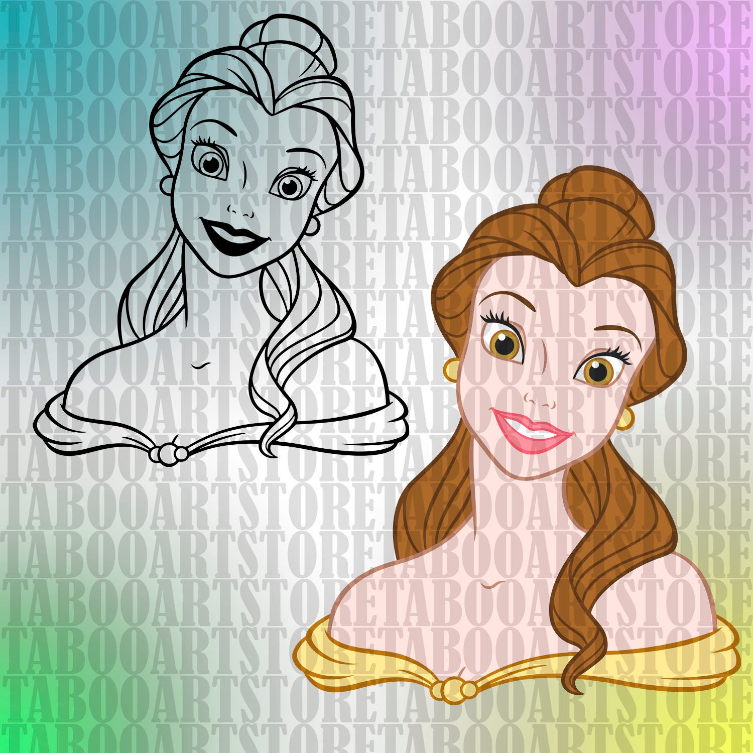 Download Belle svg Belle clipart Disney Belle princess eps Disney