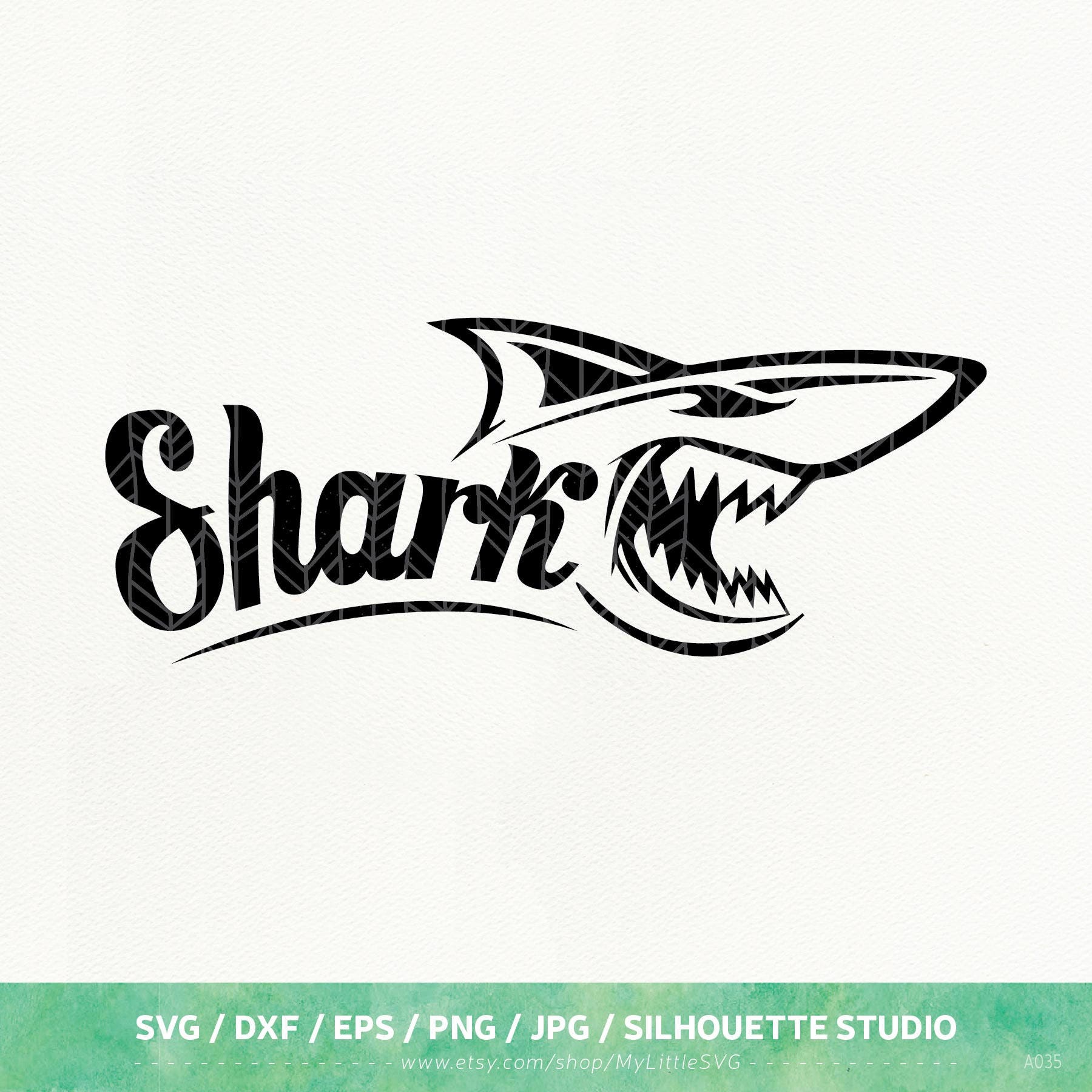 Download Shark SVG Files Shark dxf png eps Silhouette Studio Cut