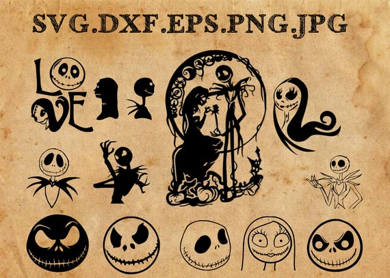 Download INSTANT DOWNLOAD Nightmare Before Christmas Svg Nightmare