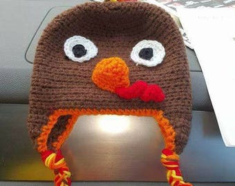 Download Crocheted Turkey Hat Pattern