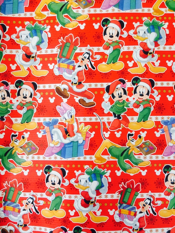 Mickey Christmas Wrapping Paper 