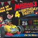 Disney Cars 3 Invitation Disney Cars 3 Birthday Cars