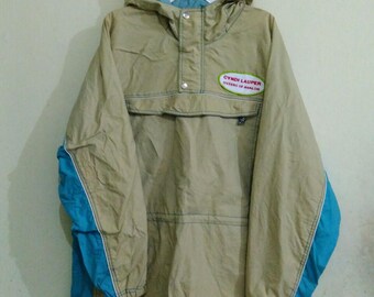 vtg cagoule jaket cindi louper epic/sony record very rare