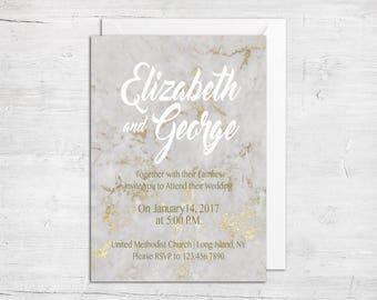 Printable Winter Wedding Invitations Templates 10