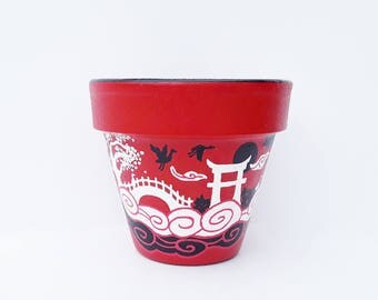 Asian landscape in the clouds 11cm