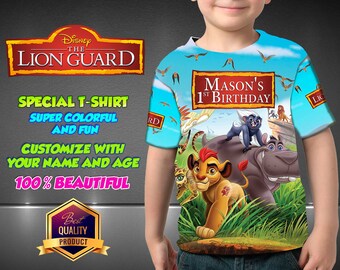 The Lion Guard Birthday Shirt, The Lion Guard Shirt, Personalized King Lion Shirt, family shirts, Birthday t-shirts Disney FamilyLion Guard