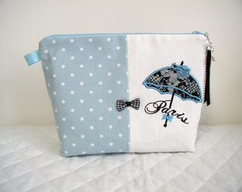 Embroidered black lace umbrella Kit