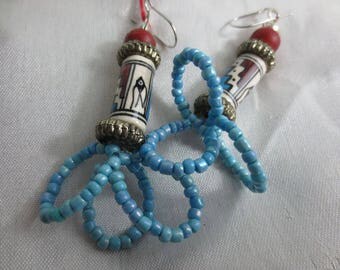 Earrings Indian style.