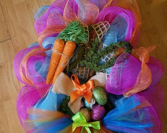 Bunny door wreath