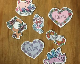 Feminist sticker pack