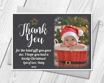 Christmas thank you | Etsy