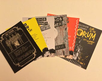 5 Seconds of Summer OFFICIAL Tour Posters
