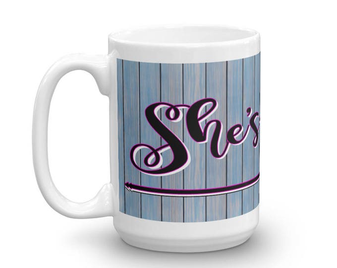 Shes Crafty Mug, Craft Mug, Crafts Lover Mug, She Crafts, Handmade Mug, Mugs for Her, Crafty Mugs For Her, Cute, Unique, Gift Ideas, For Her