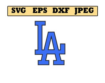 Dodgers logo svg | Etsy