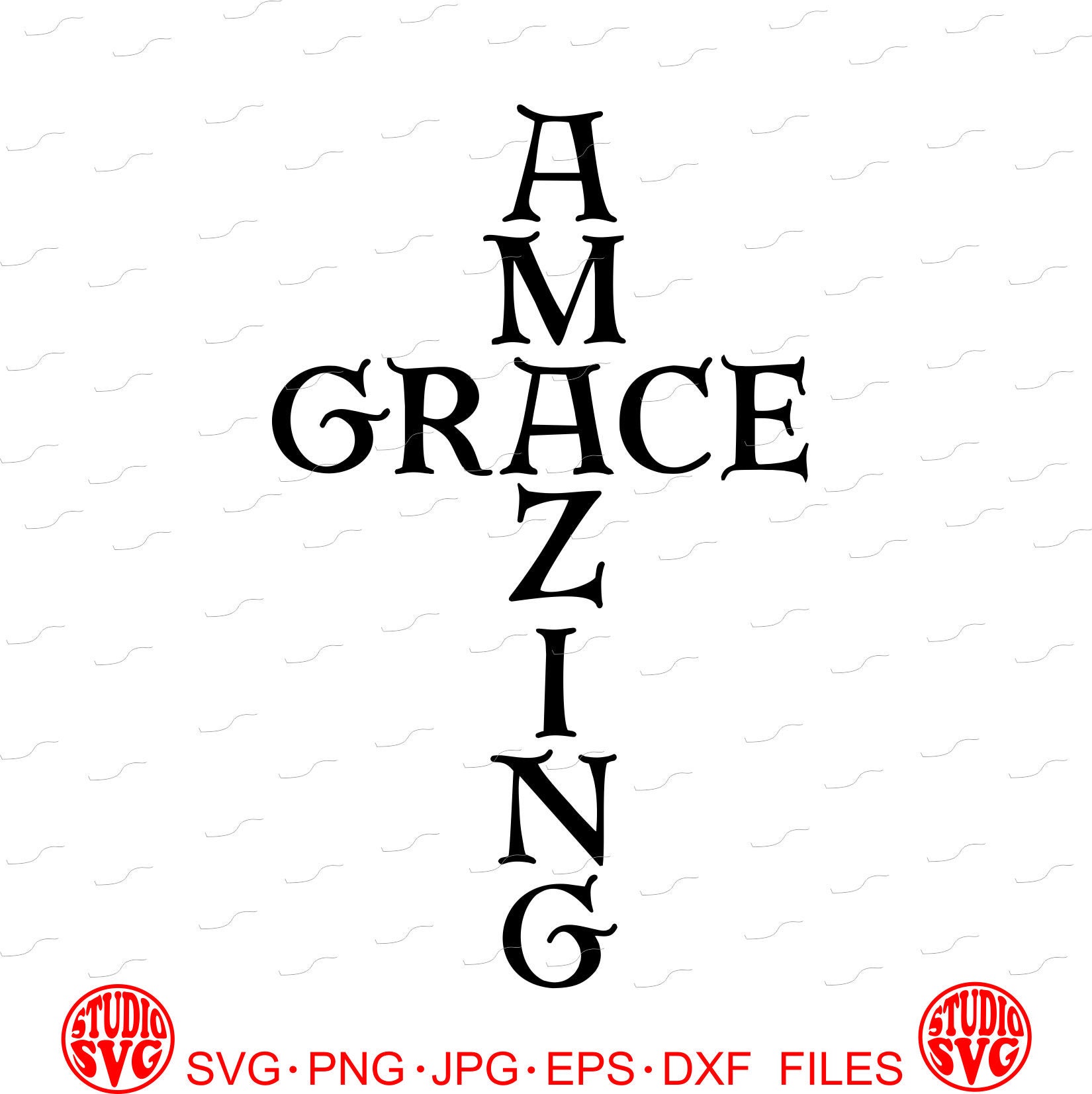 Download Digital Cut File - Amazing Grace, Vinyl Cutting File - SVG ...