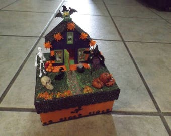 Miniature Halloween Scene