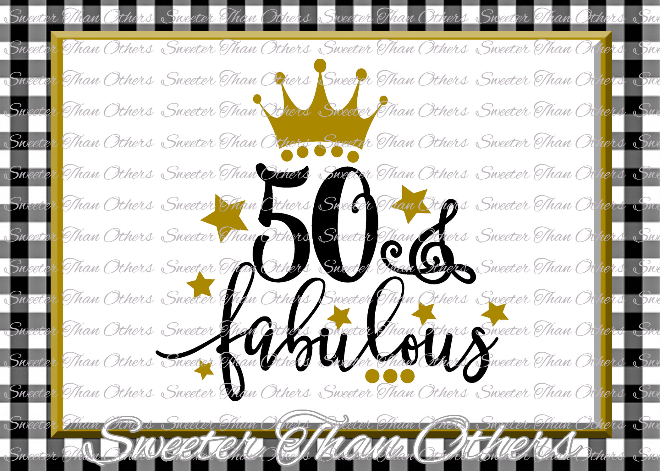 Download 50 and Fabulous Birthday SVG 50th Birthday girl Dxf